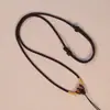 Collar con Colgante Año del Caballo Cordón Joyería Accesorios Nudo de Montura Collar Ajustable Nuevo Estilo Chino Cordón para el Cuello Cordón Trenzado Producto Semi-Terminado