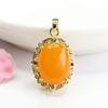 Colgante de Ámbar Natural Lleno de Miel Collar de Cera de Abeja Vieja Joyería Fábrica Venta al por Mayor Dropshipping S4022702