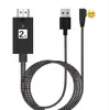 Cabo de Espelhamento de Tela de Celular Cabo Micro Plano Tipo-C para Android Celular para HDTV Celular para TV de Alta Definição Conversor