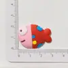 Peces Tropicales Marinos Accesorios de Goma Suave Funda para Teléfono Móvil DIY Pegatina para Vaso de Agua Pez Pequeño PVC Refrigerador Zapatos Flor Ropa Bolsa Accesorios