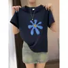 Camiseta de Manga Corta de Algodón Puro para Mujer con un Diseño Elegante, Moderna y Versátil, Camiseta Básica de Moda para el Verano 2026