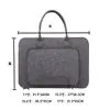 Bolsa de fieltro, bolsa de fieltro portátil para laptop, funda para cuaderno, personalizable, multifuncional, almacenamiento portátil, portátil