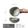Bol Grande de Forma Especial Estilo Japonés Cerámica Bol Grande Color Puro Vajilla Bol al por Mayor Hogar Restaurante Bol para Sopa Bol para Fideos Bol para Frutas