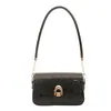 Nova bolsa de moda feminina 2026, bolsa quadrada pequena simples e versátil, bolsa de ombro e transversal clássica elegante e moderna