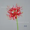 Tallo Individual de Flor Artificial Lirio Araña para Arreglo de Escenario, Decoración Suave de Arte Floral, Accesorios de Estudio