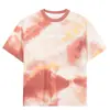 Camiseta de Manga Corta Tie-Dye de Verano para Niños con Sensación a Hielo 2026 Nuevo Estilo Moda de Verano para Jóvenes y Niños Top Fresco Holgado