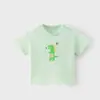 Camisetas de Manga Corta de Primavera y Verano para Bebés y Niños, Camisetas Casuales de Dibujos Animados, Camisetas Finas de Verano para Niños, Camisetas de Manga Corta de Algodón Puro de Verano para Niños
