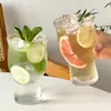 Copo de Chá de Frutas com Boca Larga Famoso na Internet, Copo de Vidro de Capacidade Extra Grande, Copo para Bebidas Lácteas, Copo para Leite com Suco, Copo para Bebidas Geladas