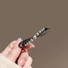 Pinza de Pico de Pato con Pedrería Horquilla de Perlas Estilo Japonés y Coreano Celebridad de Internet Nuevo Estilo Clip Lateral para Cabello Suelto Clip para Flequillo Accesorios para el Cabello de Principio de Primavera