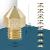 Accesorios impresora 3D punta de boquilla boquilla de latón consumibles extrusor cabezal de impresión traje cr10spro fabricante