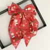 Serie Navideña Nueva Transfronteriza Pinza de Resorte con Lazo Copo de Nieve Árbol de Navidad Pasador para Cabello de Persona Mayor Accesorios para el Cabello de Fiesta de Año Nuevo