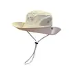 Novos Chapéus de Sol Bordados para Uso Externo para Homens e Mulheres, Chapéus de Sol para Acampamento e Caminhada, Proteção Solar para Pesca Série Chapéu de Cowboy Ocidental