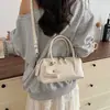 Bolsa de Bolos Retro de Gran Capacidad Transfronteriza para Mujer, Bolso de Hombro de Alta Gama para Viajes Diarios, Diseño de Nicho, Bolso Cruzado de Moda