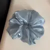Goma de Pelo Plisada Grande Estilo Coreano, Fresca y Dulce, Accesorio Irregular de Tela Hecho a Mano para el Cabello