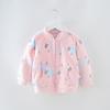 Jaqueta de Flanela Infantil Primavera e Outono 2026 Nova Desenho Animado Espessada Top para Crianças Estilo Coreano Roupa de Primavera