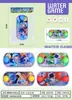 Máquina de Juego de Lanzamiento de Anillos de Agua Educativa Transfronteriza para Niños, Juguete de Máquina de Juego de Bebé de Lanzamiento de Anillos de Agua, Juguete de Burbujas de Tipo Presión de Mano