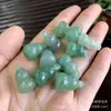 Colgante de calabaza pequeña tridimensional de jade Dongling natural colgante de jade dorado calabaza de jade tridimensional accesorios DIY