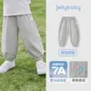 Calça Antimosquito Infantil Jellybaby 2026 Verão Calça Jogger Infantil Estilo Fino Roupa de Verão para Crianças Calça de Menina