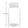 Super personalizado PET60ml garrafa sólida tampa de metal boca grande garrafa de plástico garrafa de poliéster garrafa garrafa garrafa de remédio