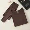 Conjunto Térmico de Roupa Íntima Slimming Sem Costura Modal Novo 2026 para Mulheres, Fino e Quente, Disponível para Atacado