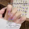 Pegatinas Populares para Uñas Tulipán Primavera 2025 Gelatina Tridimensional Adhesivos con Pegamento Atrás Accesorios para Uñas Estilo Reina Hada
