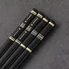Palillos de acero inoxidable, alta gama, aleación antideslizante, resistentes al calor, adecuados para uso doméstico y de hotel, venta al por mayor de alta gama, diseño simple para el verano