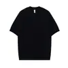 Camiseta Tricô Undspp para Homens e Mulheres, Verão Cor Sólida Tricô em Ponto Trançado Estilo Old Money Gola Redonda Manga Curta Top Tricô Britânico T014