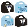 Amazon Día del Padre Decoración de Fiesta Temática Arreglo Caja de Cartón Galleta Empaque de Snack Maleta Al por Mayor Personalización