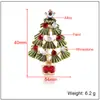 Suministro Transfronterizo Deseo Popular Europeo y Americano Aliexpress Venta Caliente Nueva Ropa con Cortes Broche Creativo de Árbol de Navidad