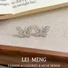 Colección de Pendientes de Cobre Estilo Coreano Moda Pendientes de Botón con Circonita y Perla para Mujer Lujo Ligero Nicho Exquisitos Ganchos para Orejas Pendientes Simples Versátiles
