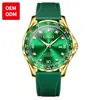 Potente Fábrica de Relojes con Stock Listo para Venta al por Mayor, Personalización OEM, Fabricación de Relojes de Cuarzo y Producción de Relojes para Hombre Como el Submariner Verde
