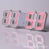 Reloj Digital LED 3D Inteligente Reloj Despertador Electrónico Transfronterizo Reloj de Pared para Sala de Estar Temperatura Interior
