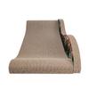 Aiko Una Pieza Dropshipping Más Vendido En Stock 670 Flor Negra Sofá Chaise Longue Adecuado para Gatos Grandes y Gatos Gordos Hogar Tabla de Arañar para Gatos