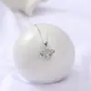 Joias de Prata Beixi Prata Esterlina S925 Coração de Anjo Diamante Brilhante Colar Dinâmico para Mulheres, Estilo de Trabalho Moderno com um Toque de Luxo, Corrente de Caixa
