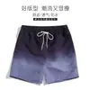 2026 Bermuda de Natação Masculina Verão Perna Reta Tamanho Grande Calça de Cinco Pontos Calça para Águas Termais e Praia Shorts Listrados Calça de Praia Masculina