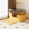 Bandeja de Arena Gigante Totalmente Cerrada Anti-Olor Extra Grande para Gatos, Inodoro para Gatos a Prueba de Salpicaduras, Proveedor de Suministros para Mascotas Gatos