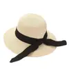 Sombrero de Sol de Paja para Mujer con Ala Ancha Sombrero de Sol de Verano Plegable Suave Sombrero de Playa para Pesca, Senderismo