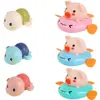 Brinquedos de Banho para Bebê Pato Pequeno Brinquedo Desenho Animado Crianças Bebê Tartaruga Brincadeira na Água Corda Menina Menino Brincadeira na Água