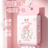 Sanrio Melody Toalha Descartável para Lavar o Rosto Pendurada Pacote Familiar Toalhas para Lavar o Rosto 600g Saco Grande Toalha para Lavar o Rosto Atacado