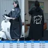 Impermeable Largo para Mujeres y Hombres, Protección Pesada contra la Lluvia para Adultos, Adecuado para Bicicletas Eléctricas, Scooters y Bicicletas, Estilo Poncho