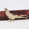 Yiwu Gold Ray cor cobre banhado a ouro DIY borboleta óleo gota ponto Esmeralda queimando broche azul um par de antiguidades francesas B2417