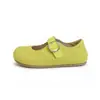 2026 Primavera Verão Novo Comércio Exterior Moda Casual Estilo Coreano Fivela Única Bolsa de Linho Mocassins Transfronteiriço