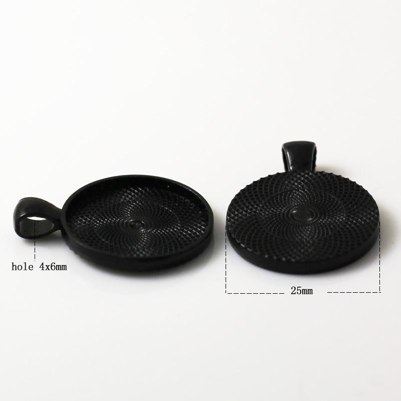 雅缤 项链底托 首饰配件 吊坠库存外贸饰品批发  环保现货YB16399