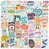 50 Pegatinas de Graffiti de Dibujos Animados para la Sobriedad para Decorar Guitarras, Cuadernos, Equipaje, Manualidades Impermeables al por Mayor