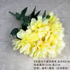 Yellow Artificial Flower Bouquet Wedding Scene Rose Butterfly Orchid Floral DIY Materials Decoration Props