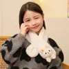 Cachecol de pelúcia infantil Meninas Meninos Estilo coreano Crianças Crianças Meninas Bebê Cachecol de pelúcia Quente Moda Outono e Inverno