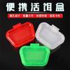 Caja para Lombrices de Tierra, Caja para Lombrices Rojas, Caja Multifuncional para Cebo Vivo, Caja para Gusanos de Arena, Hidratante, Transpirable, Caja para Cebo de Insectos Anti-Fuga