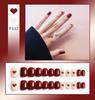 Celebridad de internet pegatinas de uñas postizas para usar uñas parche de uñas acabado parche de uñas parche de uñas removible fabricante de suministro de puesto