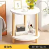 Mesa Lateral Simples para Sofá, Mesa de Centro Retangular Pequena, Rack de Armazenamento para Mesa de Cabeceira de Sala de Estar, Casa de Aluguel, Quarto