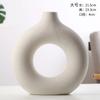 Estilo nórdico vaso de cerâmica cerâmica artesanato sala de estar flor arranjando decoração de casa criativa hidropônica decorações de vaso seco